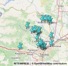 Mappa Via Faletti, 10076 Nole TO, Italia (11.901)