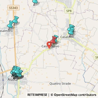 Mappa Di Asola, 46041 Castelnuovo MN, Italia (3.3155)