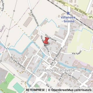 Mappa Via dell'Industria, 7, 10070 Villanova Canavese, Torino (Piemonte)
