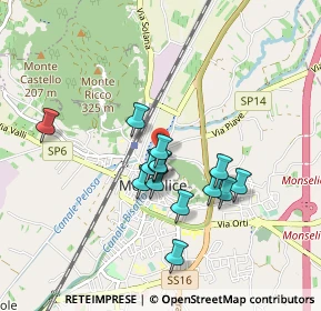 Mappa Via Castello, 35043 Monselice PD, Italia (0.73214)