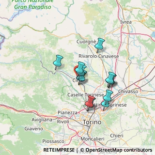 Mappa Via Vittime dell'Ipca, 10070 San Carlo Canavese TO, Italia (11.05769)