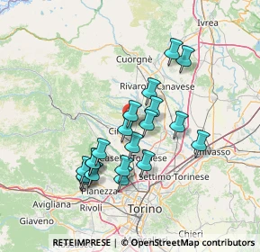 Mappa Località Indritti Fisca, 10070 San Carlo Canavese TO, Italia (12.6965)