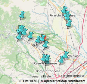 Mappa Località Indritti Fisca, 10070 San Carlo Canavese TO, Italia (8.18789)