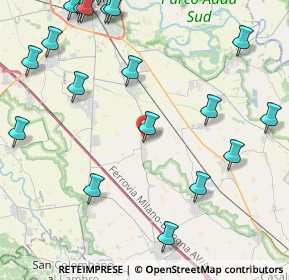 Mappa Via Lodi, 26816 Ossago Lodigiano LO, Italia (5.7645)