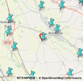 Mappa Via F.lli Corra', 37056 Salizzole VR, Italia (6.45786)