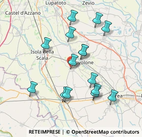 Mappa Via F.lli Corra', 37056 Salizzole VR, Italia (7.32333)