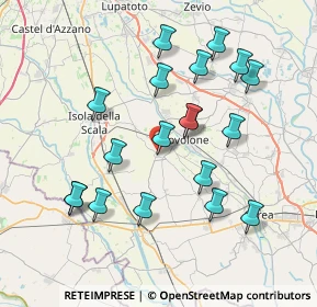 Mappa Via F.lli Corra', 37056 Salizzole VR, Italia (7.51211)