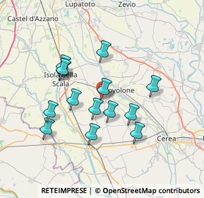 Mappa Via F.lli Corra', 37056 Salizzole VR, Italia (6.32)