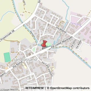 Mappa Via Castel Manfredo, 7, 26020 San Bassano CR, Italia, 26020 San Bassano, Cremona (Lombardia)