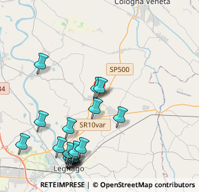 Mappa Via E. Fermi, 37046 Minerbe VR, Italia (5.0395)