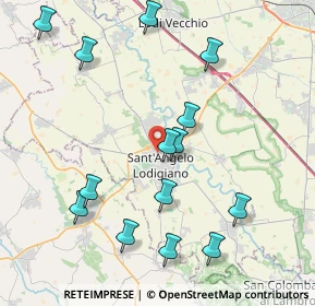 Mappa Via Lisonino, 26866 Sant'Angelo Lodigiano LO, Italia (4.43714)