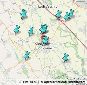 Mappa Via Lisonino, 26866 Sant'Angelo Lodigiano LO, Italia (3.62571)