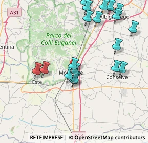 Mappa SS16, 35043 Monselice PD, Italia (9.0735)