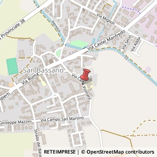 Mappa Via c. vismara 1, 26020 San Bassano, Cremona (Lombardia)