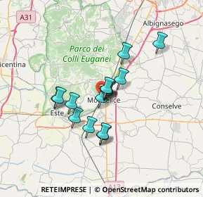 Mappa Via Petrarca, 35043 Monselice PD, Italia (4.73)