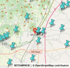 Mappa Via Petrarca, 35043 Monselice PD, Italia (5.322)