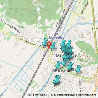 Mappa Via Petrarca, 35043 Monselice PD, Italia (0.497)