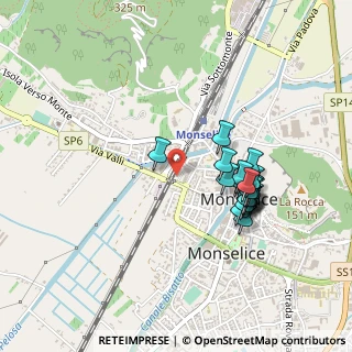 Mappa Via Petrarca, 35043 Monselice PD, Italia (0.422)