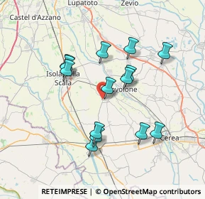 Mappa Via Dante Alighieri, 37056 Salizzole VR, Italia (6.645)