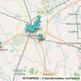 Mappa Centro Commerciale Lomellina, 27036 Mortara PV, Italia (2.38667)