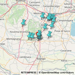 Mappa Via Guinizzelli, 35043 Monselice PD, Italia (11.385)