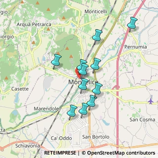 Mappa Via Guinizzelli, 35043 Monselice PD, Italia (1.53273)