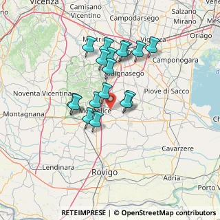 Mappa Via dei Perazzola, 35020 San Pietro Viminario PD, Italia (11.60706)