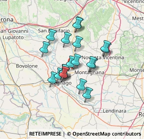 Mappa Via Puccini, 37046 Minerbe VR, Italia (10.0515)