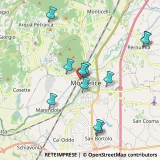 Mappa Via Giacomo Matteotti, 35043 Monselice PD, Italia (2.08273)