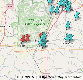 Mappa Via abate Giovanni Brunacci, 35043 Monselice PD, Italia (9.38)