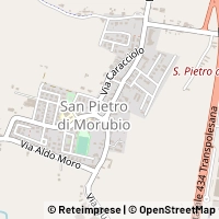 Kaart San Pietro di Morubio