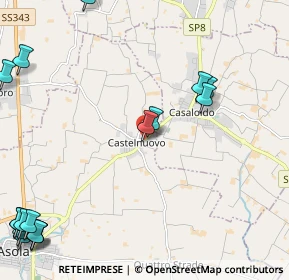 Mappa Strada per Casaloldo, 46041 Asola MN (3.4145)