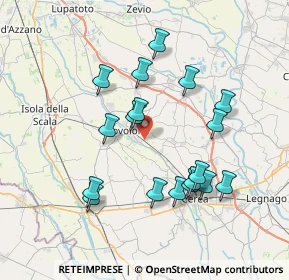 Mappa Via More, 37051 Bovolone VR, Italia (7.15944)