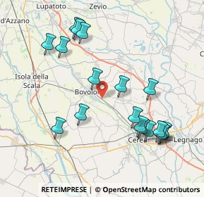 Mappa Via More, 37051 Bovolone VR, Italia (8.44389)