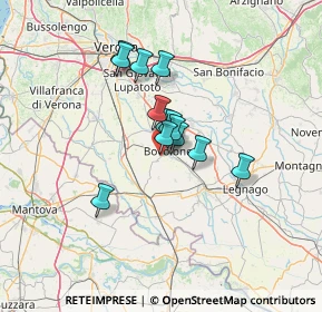 Mappa Via Cavazza, 37051 Bovolone VR, Italia (9.00462)