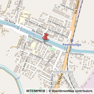 Mappa Via Giuseppe Mazzini, 56, 35029 Pontelongo, Padova (Veneto)