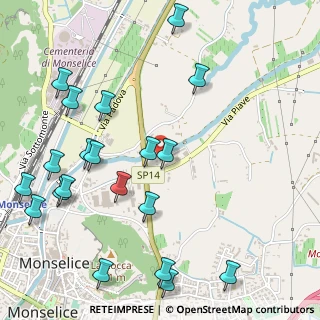Mappa Via Monte Grappa, 35043 Monselice PD, Italia (0.6675)