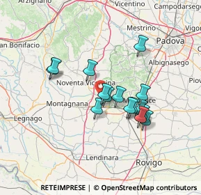 Mappa Via Lande, 35045 Ospedaletto Euganeo PD, Italia (11.25267)
