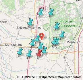 Mappa Via Lande, 35045 Ospedaletto Euganeo PD, Italia (6.63929)