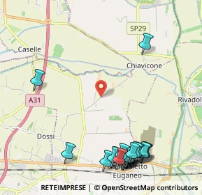 Mappa Via Lande, 35045 Ospedaletto Euganeo PD, Italia (2.847)