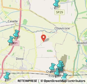 Mappa Via Lande, 35045 Ospedaletto Euganeo PD, Italia (3.50417)