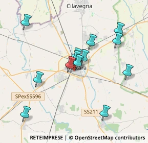 Mappa Via P. Marcaro M, 27036 Mortara PV, Italia (3.58308)