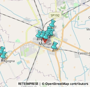 Mappa Via P. Marcaro M, 27036 Mortara PV, Italia (1.58636)