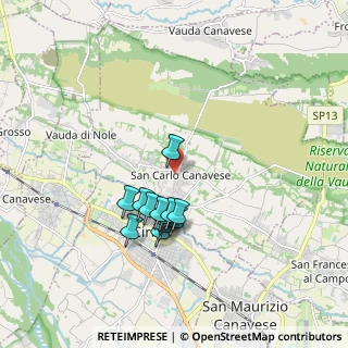 Mappa Via Don Boasso, 10070 San Carlo Canavese TO, Italia (1.52357)
