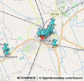 Mappa Via Tagliacarne, 27036 Mortara PV, Italia (1.59909)