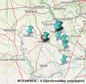 Mappa Via Tagliacarne, 27036 Mortara PV, Italia (10.52588)