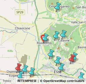 Mappa Via Trieste, 35030 Baone PD, Italia (2.78)