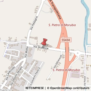 Mappa Via Stradone,  11, 37050 San Pietro di Morubio, Verona (Veneto)