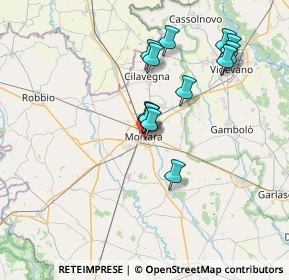 Mappa Via G. Balduzzi, 27036 Mortara PV, Italia (6.33846)