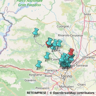 Mappa Via delle Toppie, 10070 Cafasse TO, Italia (13.245)
